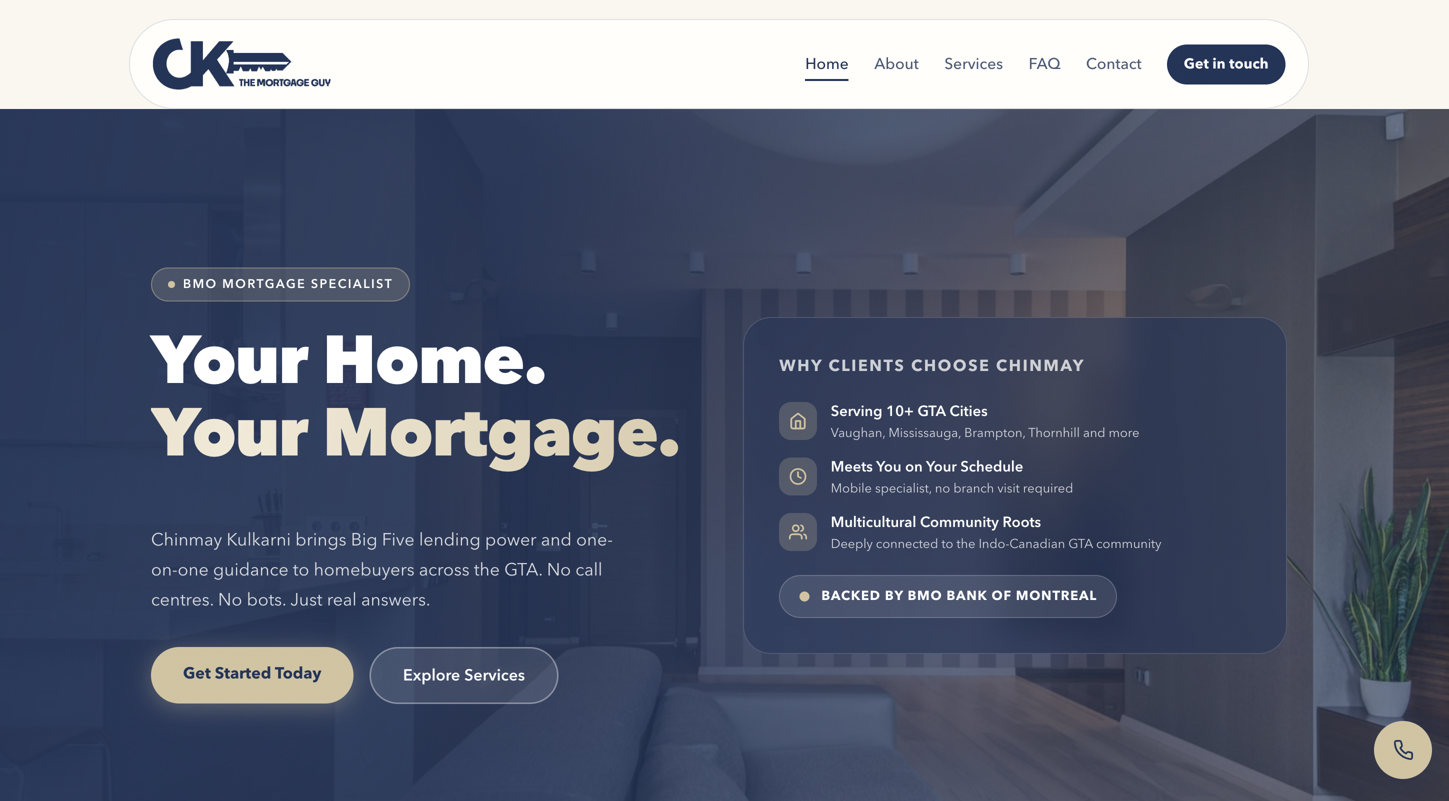 CK — The Mortgage Guy website