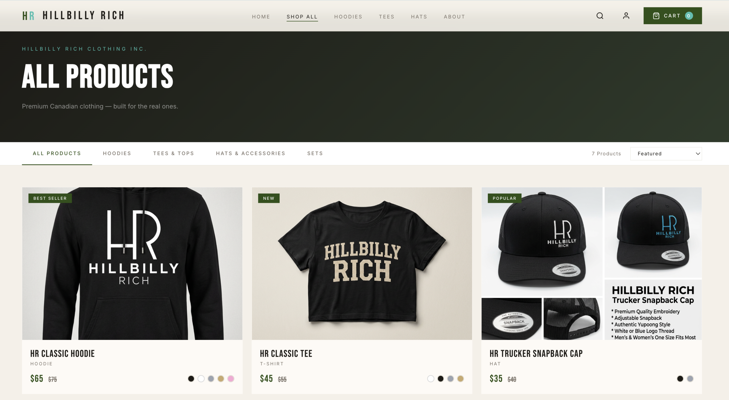 Hillbilly Rich Clothing