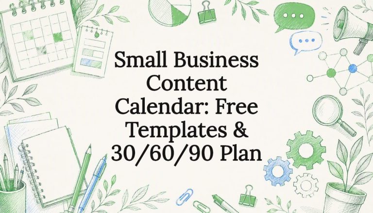 Small Business Content Calendar: Free Templates & 30/60/90 Plan