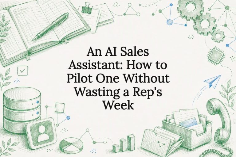 An AI Sales Assistant: How to Pilot One Without Wasting a Rep’s Week
