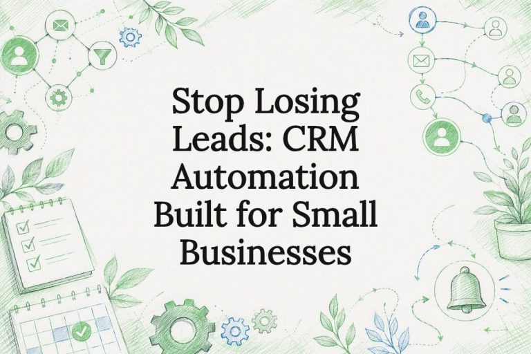 Decorative CRM automation title card