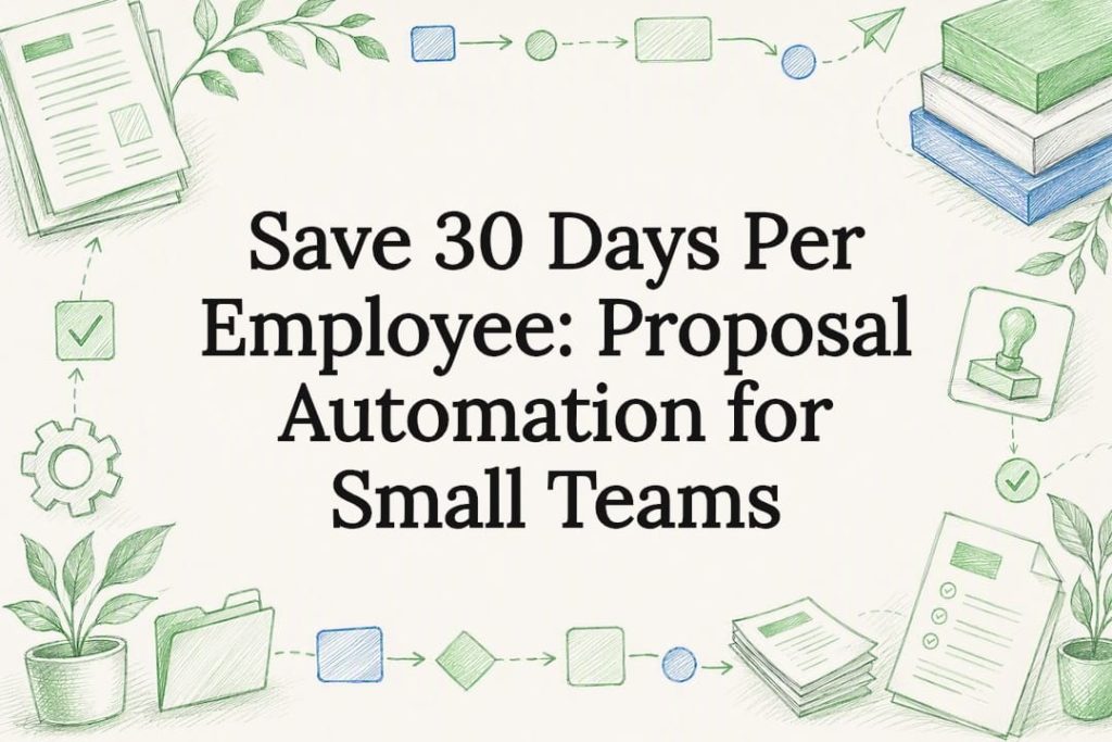 Proposal automation title card illustration