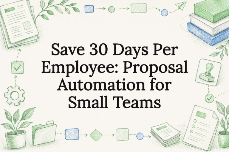 Save 30 Days Per Employee: Proposal Automation for Small Teams