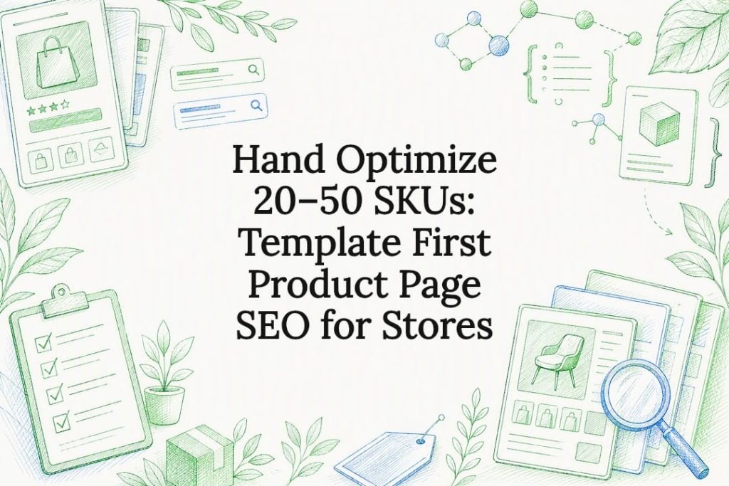 Decorative product page SEO title card
