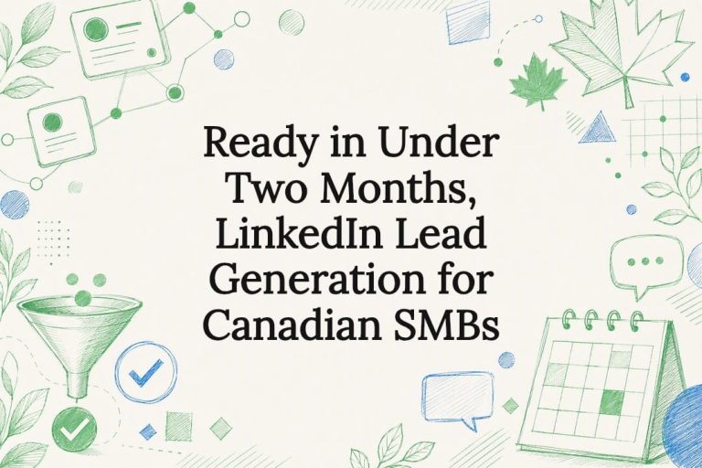 Decorative LinkedIn lead generation title card