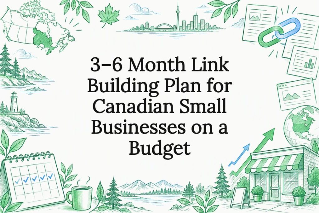 Canadian small business link building plan